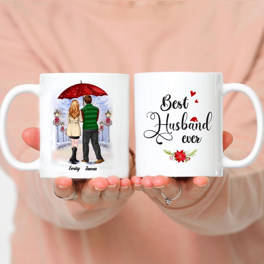 Personalized Couple Mug - Best Husband Ever - Best Gifts For Men Women - WishingCart