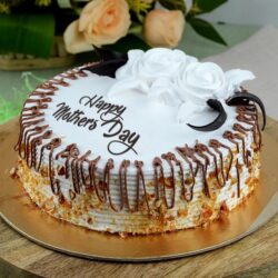 crunchy butterscotch cake for mother's day