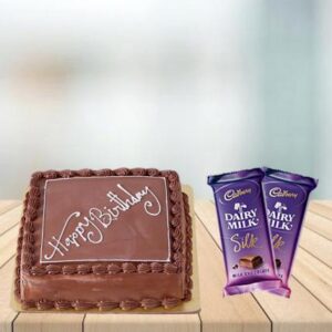 Chocolate Cake & Dairy Milk Silk