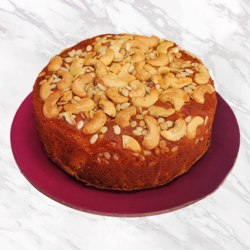 Cashew Nutty Plum Cake